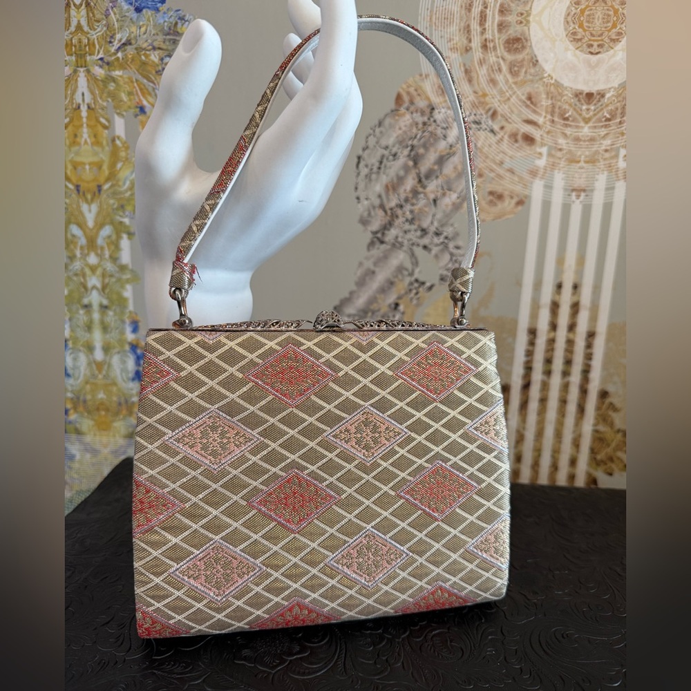 Vintage Silk Brocade Purse